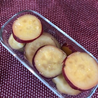 作り置き簡単！サツマイモの蜂蜜のレモン煮